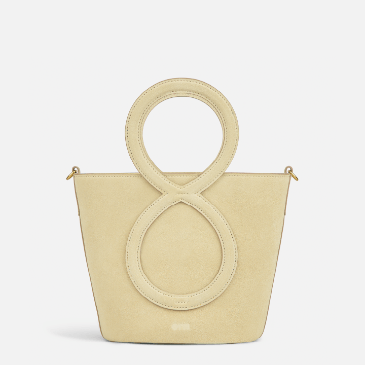 Infinity Bag - Butter Yellow Suede