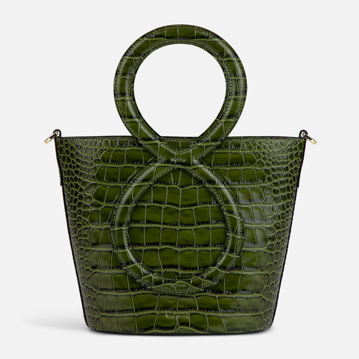 Infinity Bag - Green Embossed
