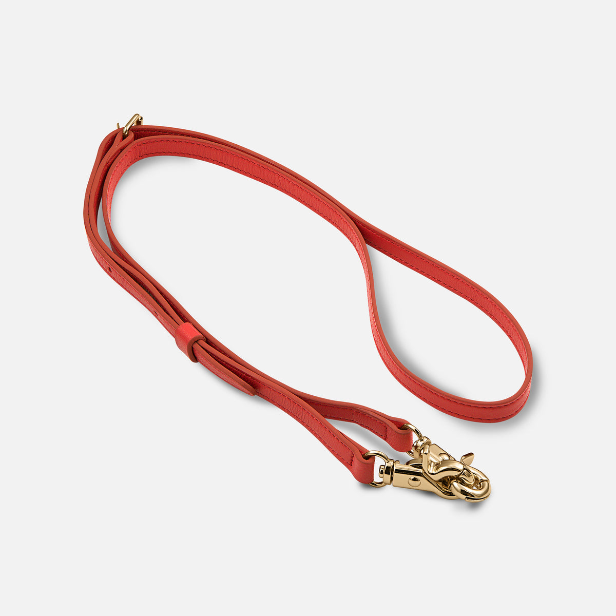 Knurly Drawstring Bag 18 M - Warm Red