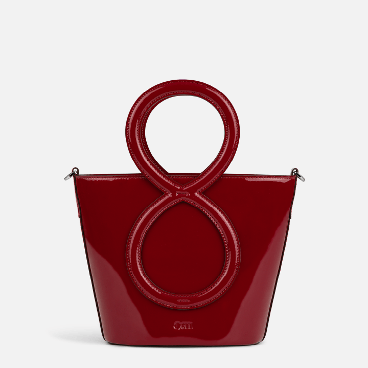 Infinity Bag - Patent Leather Red