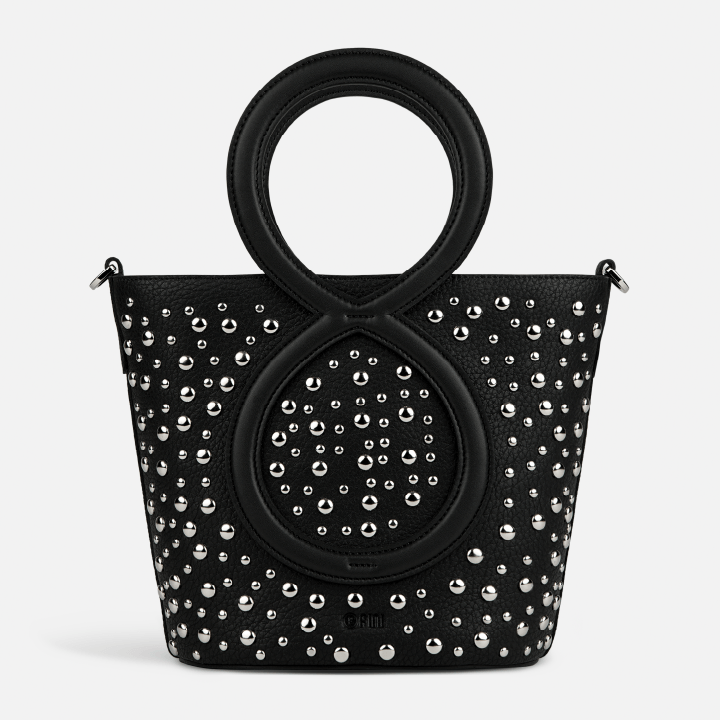 Discover Black stud Infinity Bag