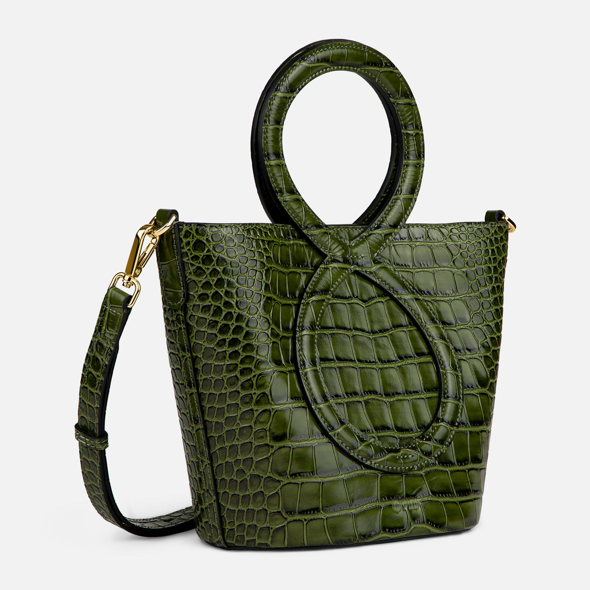 Infinity Bag - Green Embossed