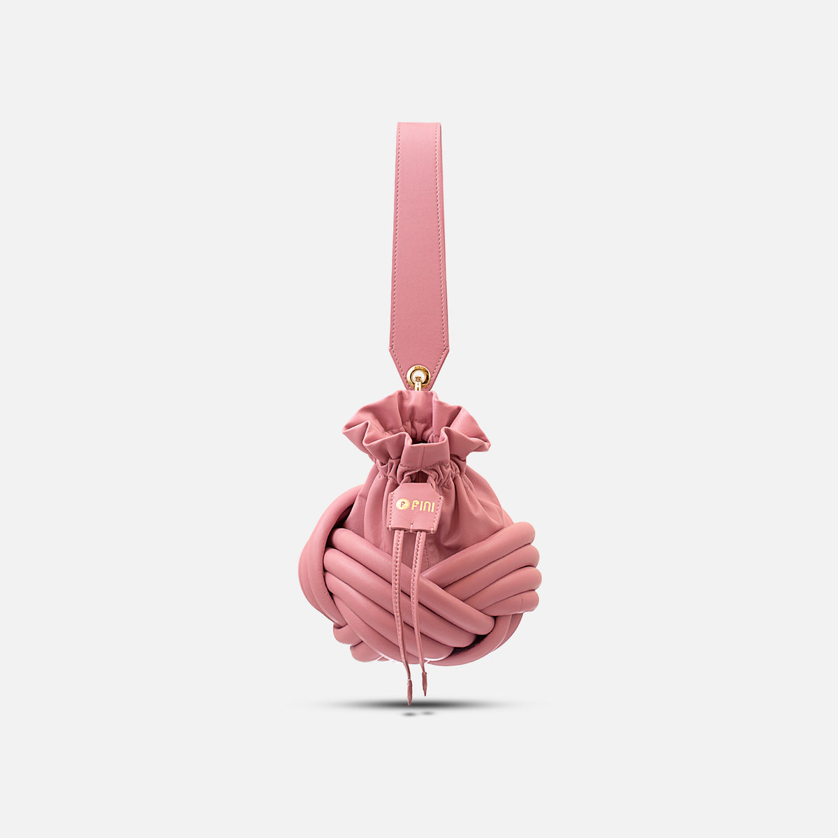 Knurly Drawstring Bag 18 M - Mauve
