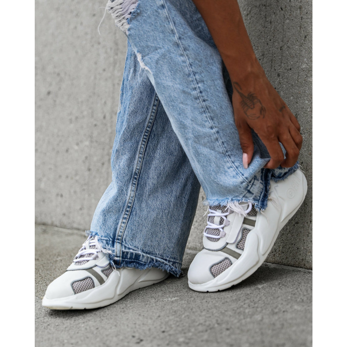 DESIDERATA V2 WHITE MOCHA - Fini Shoes