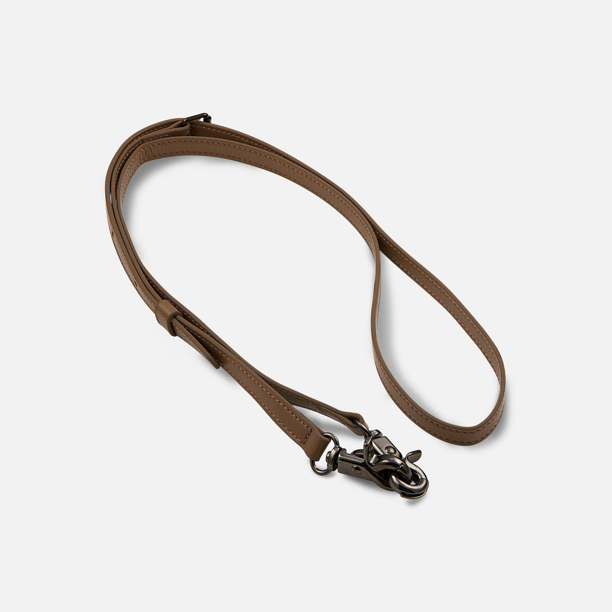 Knurly Drawstring Bag 18 M - Cognac Brown